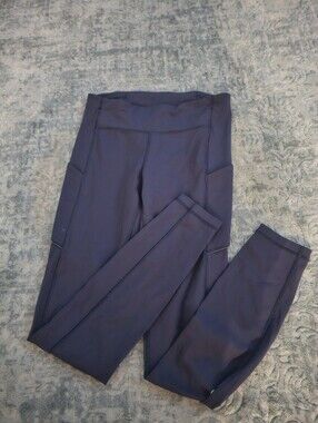 lululemon athletica Deep Navy High-Rise Leggings with Side Pockets